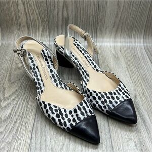 Chic Black and White Heels by Carolina Espinosa